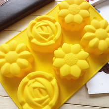 New Arrival DIY Flower Cake Silicone Mould For Cake Baking Tools Silicone Bakeware Molds And Cake Silicone Molds Christmas CL032 2024 - buy cheap