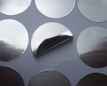 Diâmetro 9mm/11mm/15mm/22 milímetros da folha de Alumínio de Prata Rodada Dot Código Etiqueta Pontos auto Adesivas Inventário Tag Rótulo 2024 - compre barato