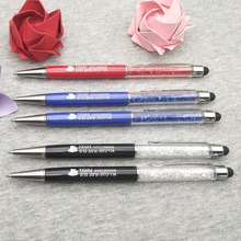 Multi Functional Pens custom with your logo text free on the pen body stylus touch +writing +logo pens 3 in 1 small MOQ 2024 - buy cheap