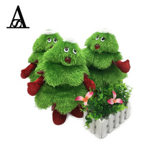 New Christmas Tree Dancing Light-Up Toys with Music Xmas Party Plush Toys Santa Christmas Decoration Toys Christmas Bonnet Gift 2024 - buy cheap