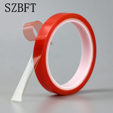 SZBFT 2roll Red High Strength Acrylic Gel Adhesive Double Sided Tape/ Adhesive Tape Sticker For Phone LCD Screen 2024 - buy cheap