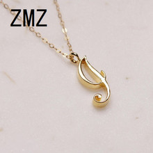 ZMZ 10pcs/lot 2019 Europe/US fashion English letter pendant lovely letter I text necklace gift for mom/girlfriend party jewelry 2024 - buy cheap