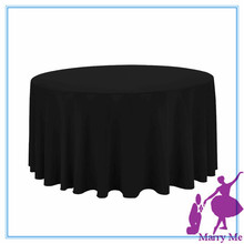 80INCH Black polyester round tablecloth 2024 - buy cheap