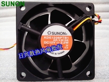 For Sunon KDE1206PTB1 6025 6cm  60mm DC 12V 2.2W three -wire fan 2024 - buy cheap