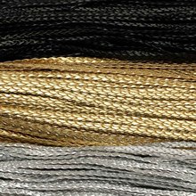 5meter 4/6/7mm Black/gold/silver Flat Braided PU Leather Bracelet Findings Jewelry Cord String Rope DIY Necklace Bracelet Making 2024 - buy cheap