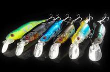 6pcs 13cm/16g hard fishing lure hard bait Minnow mixed colors Free shipping 2024 - buy cheap