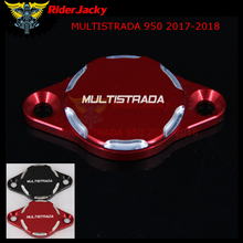 Крышка масляного фильтра двигателя мотоцикла RiderJacky ЧПУ для Ducati MULTISTRADA 950 2017-2018 2024 - купить недорого