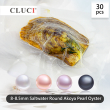 CLUCI-perlas de 8-8,5mm de Akoya para Oyster, perlas originales empaquetadas individuales, de calidad, WP348SB, 30 Uds. 2024 - compra barato