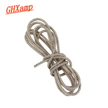 GHXAMP-cable de plomo para altavoz de 1M y 28 hebras, resistente al calor, para Subwoofer de 12, 15 y 18 pulgadas, reparación de altavoz PA, Cables sólidos plateados 2024 - compra barato