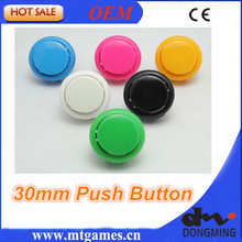 Good Quality 50 PCS/lot 30mm Round Push Button/arcade button with switch, buttons for arcade game machine DIY arcade controller 2024 - buy cheap