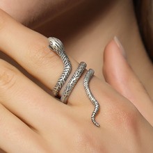 RED SNAKE Great Discounts! 2016 new fashion high quality Copper Punk  snake ring Women and man rings RED SNAKE 2024 - buy cheap