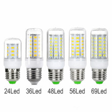 led lampada E27 220v LED bulb LED G9 Spotlight SMD 5730 bombillas led E14 24 36 48 56 69 leds with led energy saving lamp 2024 - buy cheap