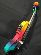 Colorful electric & acoustic violin 4/4 perfect sound 2024 - buy cheap