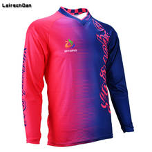 SPTGRVO LairschDan Pink 2019 Motocross Jersey Moto MTB Shirt DH MX Long Sleeve Downhill Jersey Mountain Bike Clothing Women/Men 2024 - buy cheap