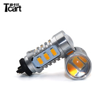 Tcart 2pcs Auto LED Bulbs Error free Daytime Running Light DRL Led Lamp For VW Volkswagen Golf MK7 For Golf VII PW24W 5730 15smd 2024 - buy cheap