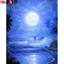 5d diamante bordado temporal pintura diamante ponto cruz paisagem completo diamante quadrado decoração para casa diy xy1 2024 - compre barato