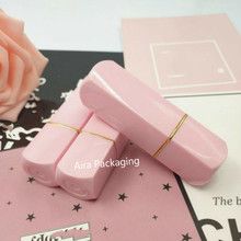 Pink Elegant Square Lip Balm Storage Bottle 12.1mm Plastic Cosmetic Lipstick Tube Professional Lip Beauty Tools 30pcs/Lot 2024 - buy cheap