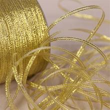 25 Yards 6mm Silver/Gold Silk Satin Ribbon Party Home Wedding Decoration Gift Wrapping Christmas New Year DIY Tools 2024 - buy cheap