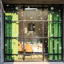 Pegatinas de pared adhesivas para ventana de copos de nieve de Navidad adornos navideños para el hogar pegatinas de Año Nuevo @ A 2024 - compra barato