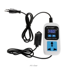 Controlador digital de umidade hr, 110-220v 00% ~ 99%, interruptor de saída de umidade, entrada de tomada, higrômetro, higrômetro, higrômetro 2024 - compre barato