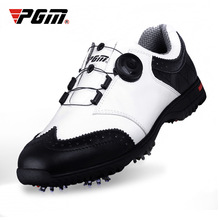 Мужская обувь для гольфа из натуральной кожи; водонепроницаемые кроссовки с шипами для ногтей; Мужская дышащая обувь для гольфа на шнуровке; AA51035 2024 - купить недорого