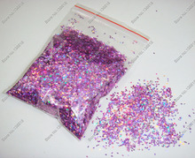 50gram-1mm Holographic Laser Lilac Color Glitter Diamond(rhombus) Paillette Spangle Shape for Nail Art Decoration&Glitter Craft 2024 - buy cheap
