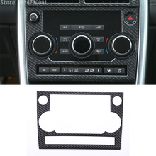 Accesorios de moldura de marco de botón de modo de consola central de fibra de carbono ABS para Land Rover Discovery Sport 2015 2016 2017, estilo de coche 2024 - compra barato