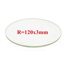 Round 120x3mm Borosilicate Glass Build Plate Heatbed for Monoprice MP Mini Delta 3D printer Build Surface Hot Bed 2024 - buy cheap