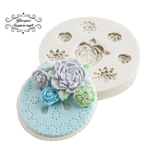 Yueyue Sugarcraft Flower Silicone mold fondant mold cake decorating tools chocolate gumpaste mold 2024 - buy cheap