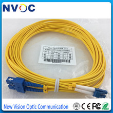 Cable de conexión de fibra óptica para interiores, accesorio SC/UPC-LC/UPC de 10M,SM DX,G652D, chaqueta de PVC, modo único, SC-LC, UPC, 5 unids/lote 2024 - compra barato
