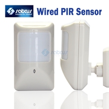 Wired PIR sensor detector de sistema de alarma gsm protecion seguridad envío de la gota al por mayor 2024 - compra barato