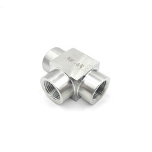SS304 1/8" 1/4" 3/8" 1/2" 3/4" BSP Female Tee Thread 3 Way 304 Stainless Steel Tee Pipe Fitting Connector Adaptor 2024 - buy cheap