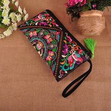 Fashion Embroidered Women Shopping Handbags!All-match Flowers Embroidery Lady Day Cluthes Versatile Handmade Ethnic Clutch bags 2024 - buy cheap