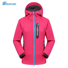 Goexplore Women's Softshell Jacket Windstopper Waterproof Hiking Jackets Outdoor Thick Warm Coats Trekking Camping fleece Jacket 2024 - buy cheap