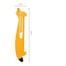 15 см мультяшная металлическая линейка, Канцтовары для студентов, милые животные, измерительный инструмент, двойное использование, закладки, прямая Линейка, Детские Обучающие принадлежности 2024 - купить недорого