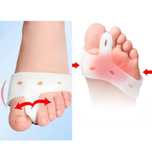 Hot Sale Silicone Gel Foot Toe Separator Thumb Valgus Protector Toe Pad Toe Protector Hallux Valgus Foot Care 2024 - buy cheap