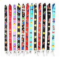 New lot 10 PCS cartoon Super Mario key lanyards id badge holder keychain straps for mobile phone Free Shipping 2024 - buy cheap