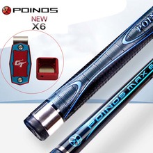 X6 POINOS Billiard Pool Cue Stick 12.75mm 11.5mm Tip with Red Magnetic Chalk Holder and Chalk Gift 20oz China 2024 - buy cheap