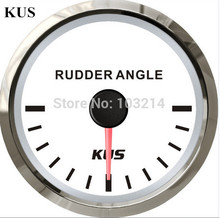 52mm white faceplate Rudder angle gauge stainless steel bezel 87-900ohm with mating sensor for boat yacht 2024 - buy cheap