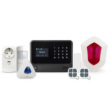 Hot Wireless Alarm System Support Android IOS APP Control GSM Alarm System WIFI Alarm System Work with 100 Smart Sockets 2024 - buy cheap