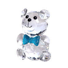 K9 Urso de Cristal Artesanal Em Miniatura Estatueta Ofício de Cristal Ornamento De Vidro Presente de Casamento Para Casa Acessórios de Decoração Presente de Aniversário 2024 - compre barato