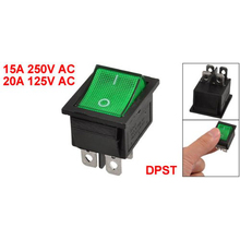 PROMOTION!New KCD4 DPST ON-OFF 4 Pin Terminals Rocker Boat Switch 15A/20A AC 250V/125V 2024 - buy cheap