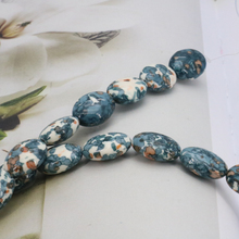 Pedras de rio oval compartilham contas soltas, 13x18mm 15 polegadas, faça você mesmo, três cores para escolher entre mulheres, fabricação de joias, pulseira e colar 2024 - compre barato