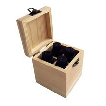 4-Compartments Wooden Essential Oil Box Essential Oil Bottle Storage Box Case Makeup Jewelry Organizer Display Stand Holder 2024 - buy cheap