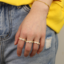 Женское Обручальное кольцо в форме пальца, подарочное кольцо в форме бесконечности, серебро 925 пробы 2024 - купить недорого