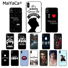 MaiYaCa The Vampire Diaries TPU Soft High Quality Phone Case for iPhone X XS MAX 6 6S 7 7plus 8 8Plus 5 5S XR 2024 - buy cheap