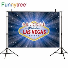 Фон Funnytree для фотостудии Казино Лас-Вегаса вечерние полосы блестящие звезды Профессиональный фон для фотосъемки 2024 - купить недорого