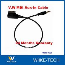 Free Shipping Retail For Audi Music Interface AMI 3.5mm Jack Aux-IN MP3 Cable For A3/A4/A5/A6/A8/Q5/Q7/TT, AMI-AUX 2022 - buy cheap