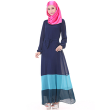 Chiffon Abaya Elegant Turkish Abaya Women Muslim Dress Dubai Arabia Women Clothing Turkish Long Dresses 2024 - buy cheap