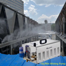 Máquina de pulverização de água, equipamento de qualidade ce litros/min, para oficina, pátio, possui refrigeração 2024 - compre barato